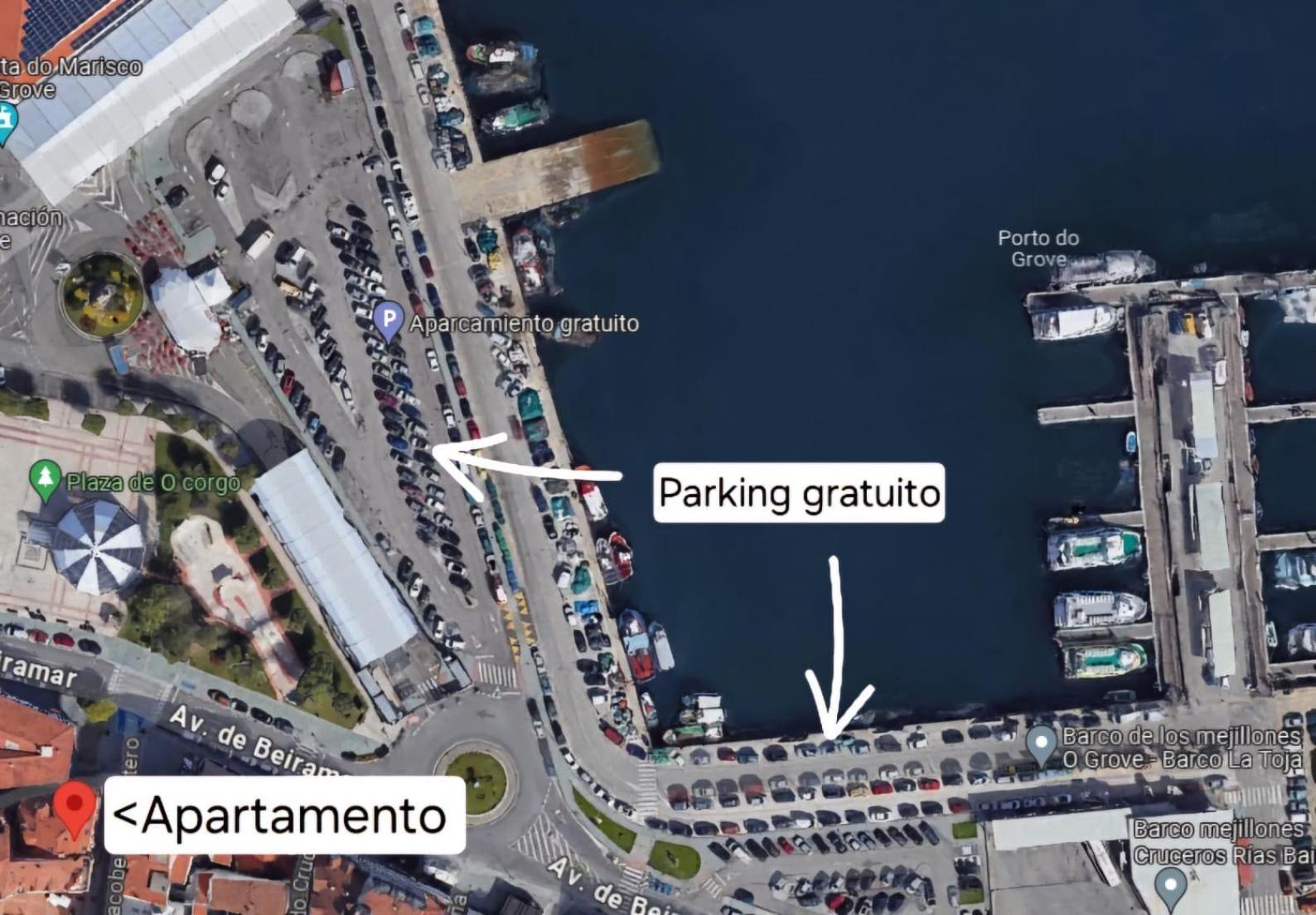P1 O Grove Centro Puerto Apartment Bagian luar foto